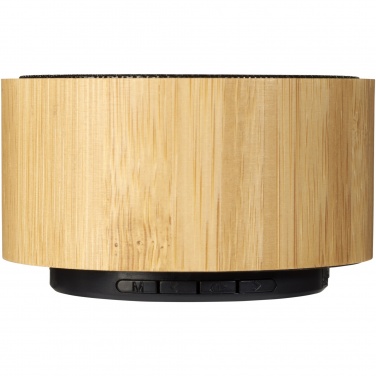 Logotrade Logogeschenke das Foto: Cosmos Bluetooth® Lautsprecher aus Bambus