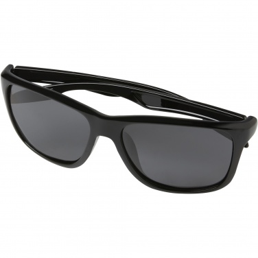 Logotrade Werbegeschenke das Foto: Eiger polarisierte Sonnenbrille mit Etui aus recyceltem Kunststoff