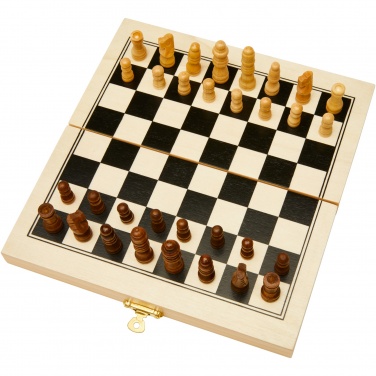 Logotrade Geschäftsgeschenke das Foto: Mugo 3-in-1 Spieleset aus Holz