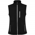 Nevada Softshellbodywarmer Unisex, Durchgehend schwarz