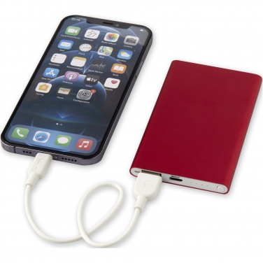 Logotrade Werbegeschenke das Foto: Pep 4000 mAh Type-C Powerbank aus recyceltem Aluminium 