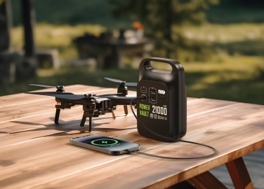 Logotrade werbemittel das Foto: Power Vault 21.000mAh tragbare Powerstation aus RCS rPlastik