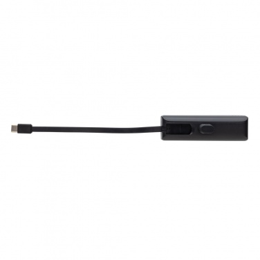 Logotrade Logogeschenke das Foto: Powerlink 3000mah Powerbank aus RCS rPlastic mit USB-C Kabel