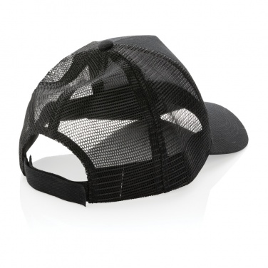 Logotrade Firmengeschenke das Foto: Impact AWARE™ 190gr Brushed rCotton 5 Panel Trucker-Cap