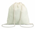 Beutel mit Kordelzug, Beige