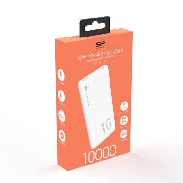 Logotrade Logogeschenke das Foto: POWERBANK SILIKON POWER QP15 10000 MAH