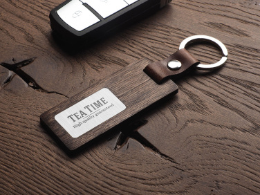 Logotrade Logogeschenke das Foto: Schlüsselanhänger aus Holz 1853121