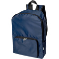 EcoFold faltbarer RPET Rucksack 15 L, Marine