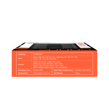 Logotrade Geschäftsgeschenke das Foto: POWERBANK SILICON POWER QP55 10000 MAH