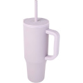 Brady 900 ml RCS-zertifizierter Isolierbecher mit Silikon Trinkhalm, Lila