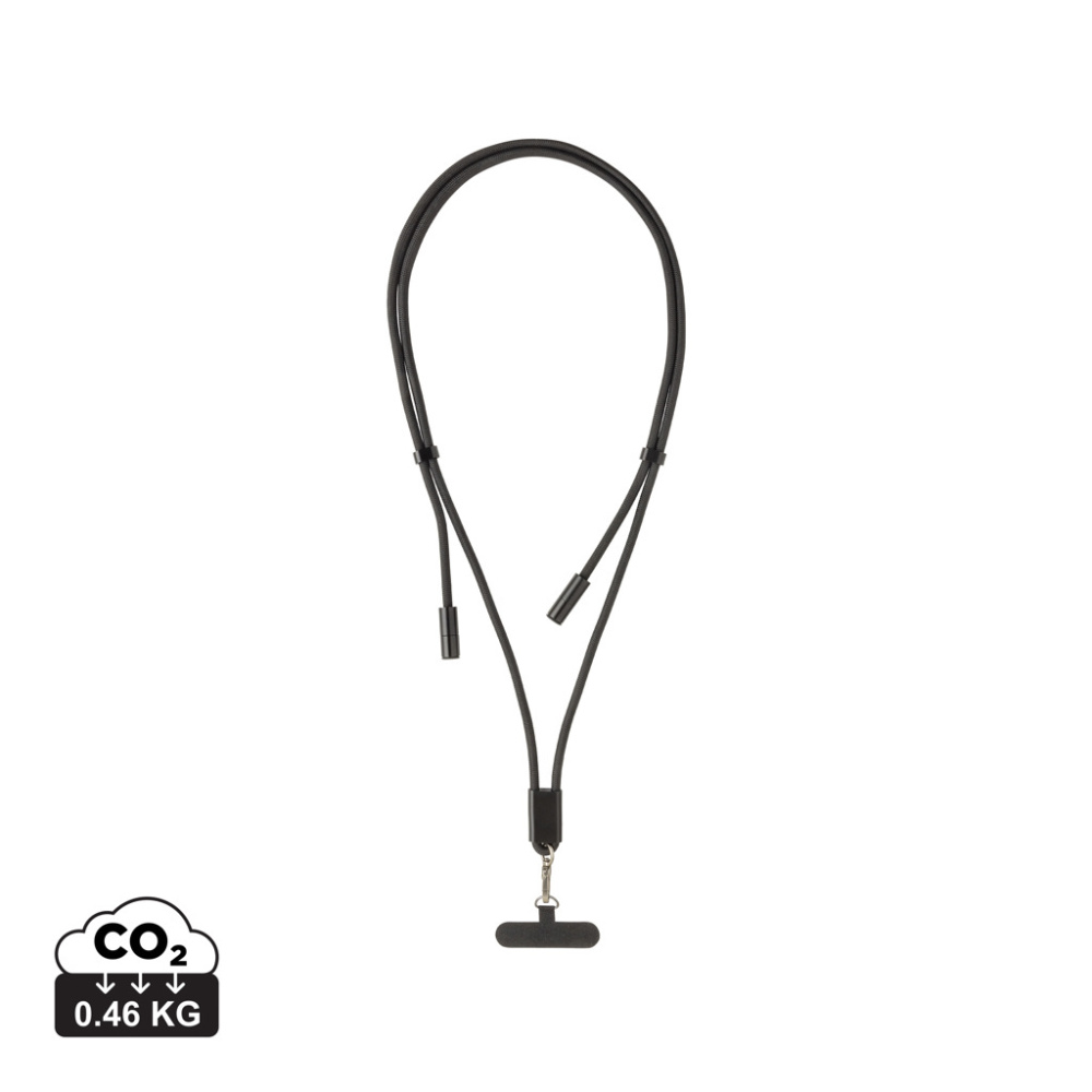 Logotrade Firmengeschenke das Foto: LoopAmp verstellbares 60W Telefonkabel aus RCS rPET