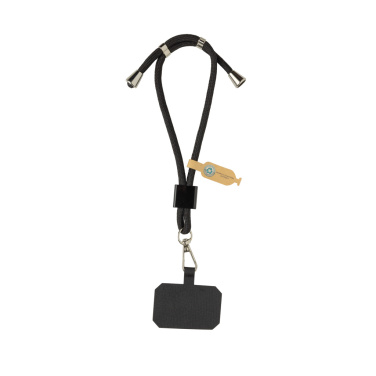 Logotrade Werbegeschenke das Foto: CarryLoop verstellbares Handy-Armband aus RCS rec. PET