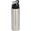 Fitz 800 ml RCS-zertifizierte, einwandige Trinkflasche aus recyceltem Edelstahl, Grau