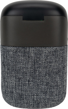 Logotrade Logogeschenke das Foto: Bluetooth-Lautsprecher HF01 mit integrierten Ohrhörern 2 in 1