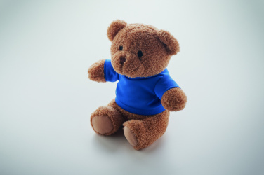 Logotrade Geschäftsgeschenke das Foto: Teddybär mit T-Shirt 23cm