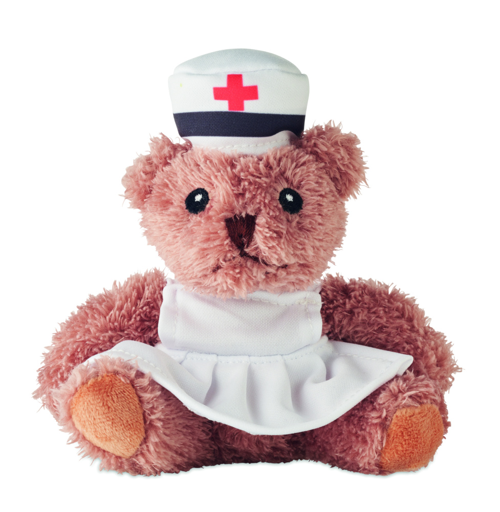 Logotrade Werbegeschenke das Foto: Teddybär Krankenschwester