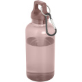 Oregon 400 ml RCS-zertifizierte Trinkflasche aus recyceltem Kunststoff mit Karabiner , Altrosa