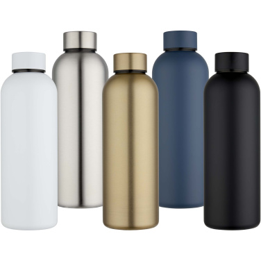 Logotrade Geschäftsgeschenke das Foto: Spring 750 ml RCS-zertifizierte einwandige Trinkflasche aus recyceltem Edelstahl