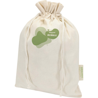 Logotrade Firmengeschenke das Foto: Odisha 140 g/m² OCS Bio-Geschenktasche – 42 × 30 cm