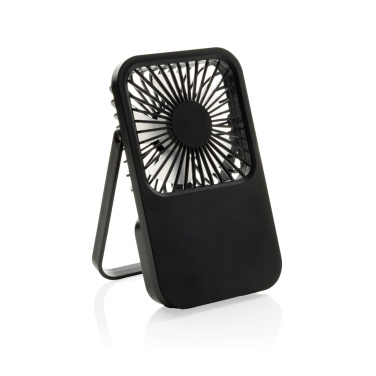 Logotrade Werbegeschenke das Foto: Aervina wiederaufladbarer Tischventilator aus RCS rec. ABS