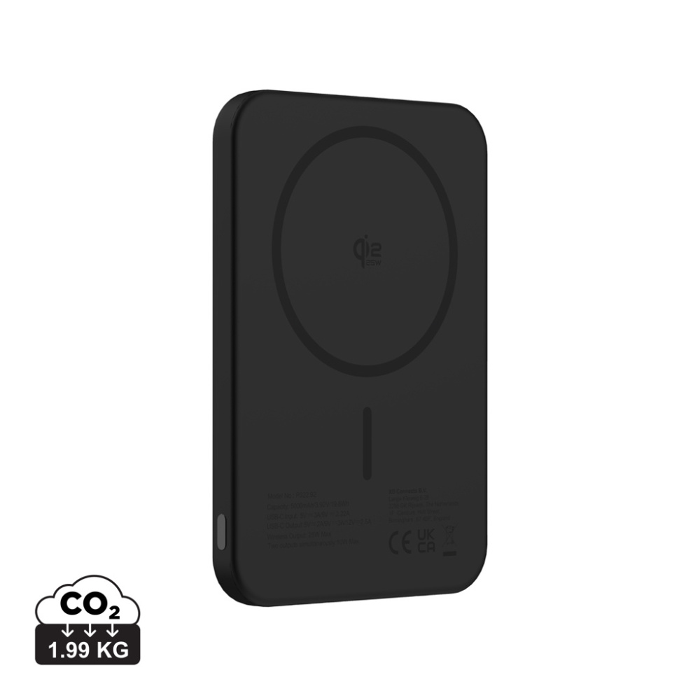 Logotrade Werbeartikel das Foto: Urban Vitamin Pomona 5000mAh Qi2.2 25W magnetische Powerbank