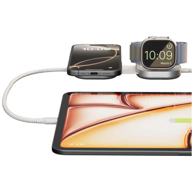 Logotrade Werbeartikel das Foto: Zens Pro 3 140 W, USB-C, 3 in 1 Ladekabel