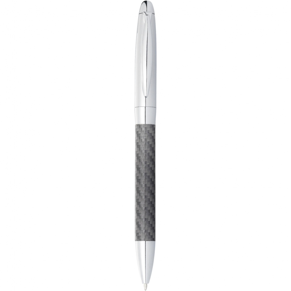 Logo trade corporate gift photo of: Winona ballpoint pen with carbon fibre details