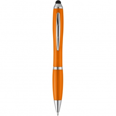 Logotrade promotional merchandise photo of: Nash stylus ballpoint pen with coloured grip
