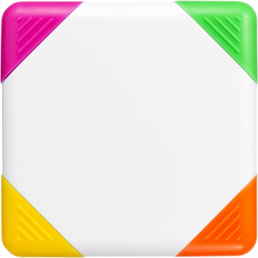 Logotrade advertising product image of: Trafalgar square-shaped 4-colour highlighter