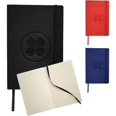 Logo trade promotional giveaways picture of: Classic A5 soft cover notebook