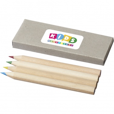 Logotrade promotional giveaways photo of: Tullik 4-piece coloured pencil set