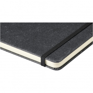 Logo trade promotional products picture of: Atlana leather pieces notebook