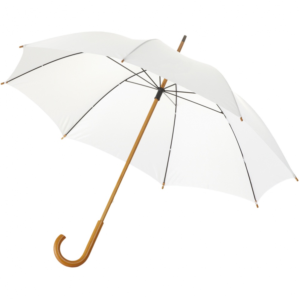 Logotrade promotional giveaway image of: Jova 23" umbrella with wooden shaft and handle