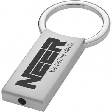 Logo trade promotional item photo of: Omar rectangular keychain
