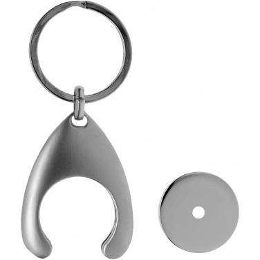 Logotrade promotional merchandise photo of: Trolley coin holder keychain