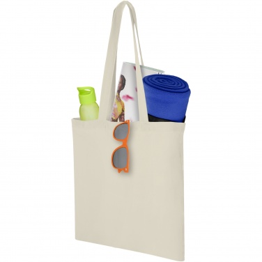 Logotrade promotional giveaway image of: Carolina 100 g/m² cotton tote bag 7L