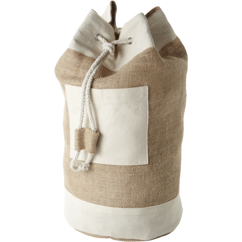Logo trade promotional gifts image of: Goa jute sailor duffel bag 16L