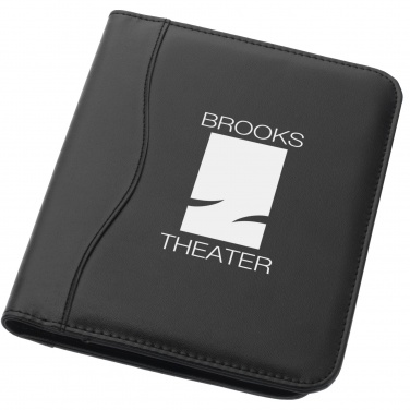 Logo trade corporate gifts image of: Ebony A5 portfolio