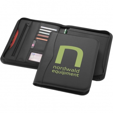 Logo trade corporate gifts picture of: Ebony A4 zippered portfolio