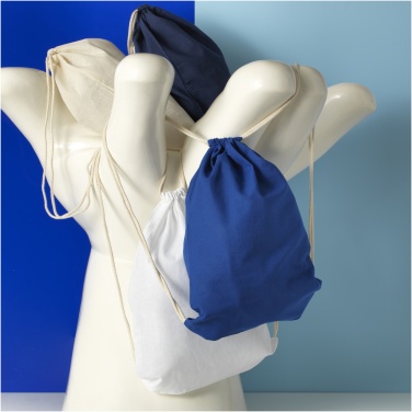 Logotrade advertising product picture of: Oregon 100 g/m² cotton drawstring bag 5L