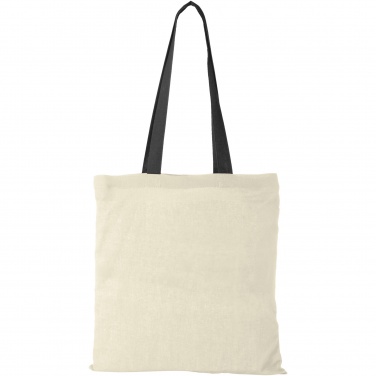 Logotrade promotional items photo of: Nevada 100 g/m² cotton tote bag coloured handles 7L