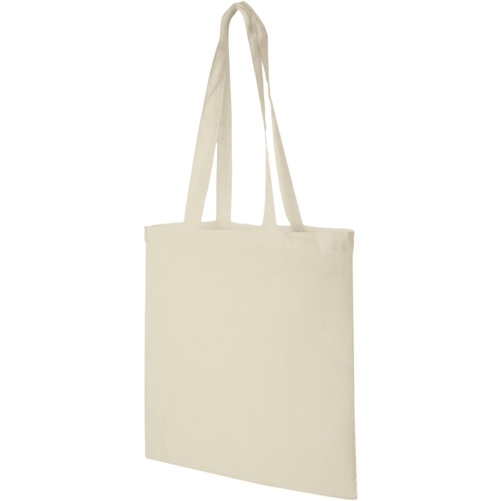 Logo trade promotional gifts image of: Madras 140 g/m² cotton tote bag 7L