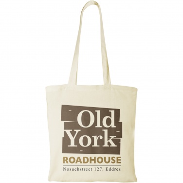 Logotrade promotional product picture of: Madras 140 g/m² cotton tote bag 7L