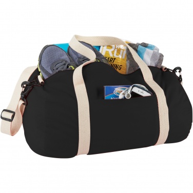 Logo trade advertising products image of: Cochichuate cotton barrel duffel bag 25L