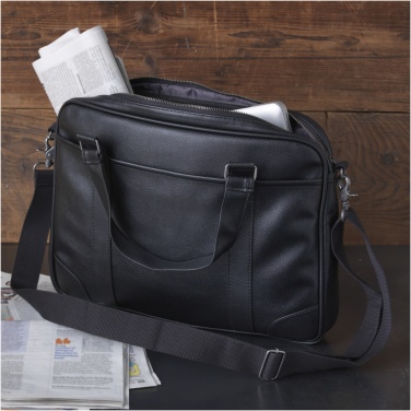 Logo trade promotional giveaways image of: Oxford 15.6" slim laptop briefcase 5L