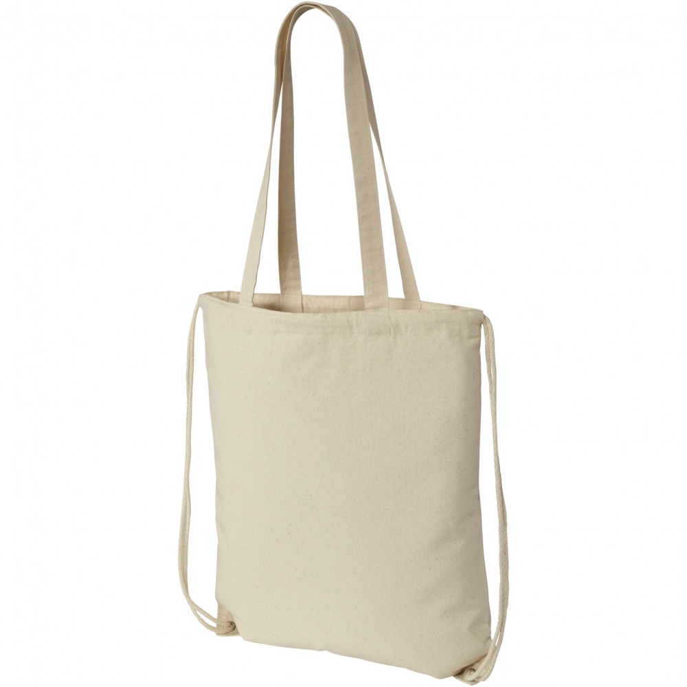 Logo trade promotional merchandise photo of: Eliza 240 g/m² cotton drawstring bag 6L