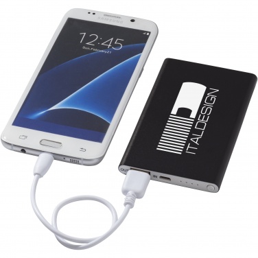 Logo trade promotional products image of: Pep 4000 mAh power bank