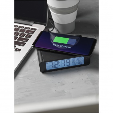 Logo trade advertising products picture of: Seconds 5W wireless charging clock