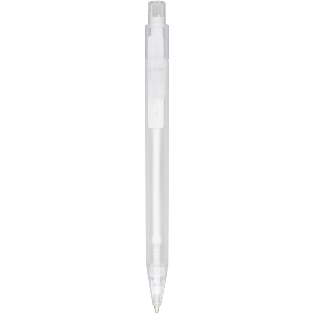 Logo trade advertising product photo of: Calypso frosted ballpoint pen