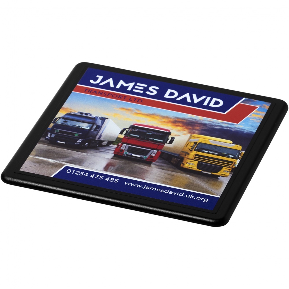 Logotrade advertising product image of: Terran square coaster with 100% recycled plastic